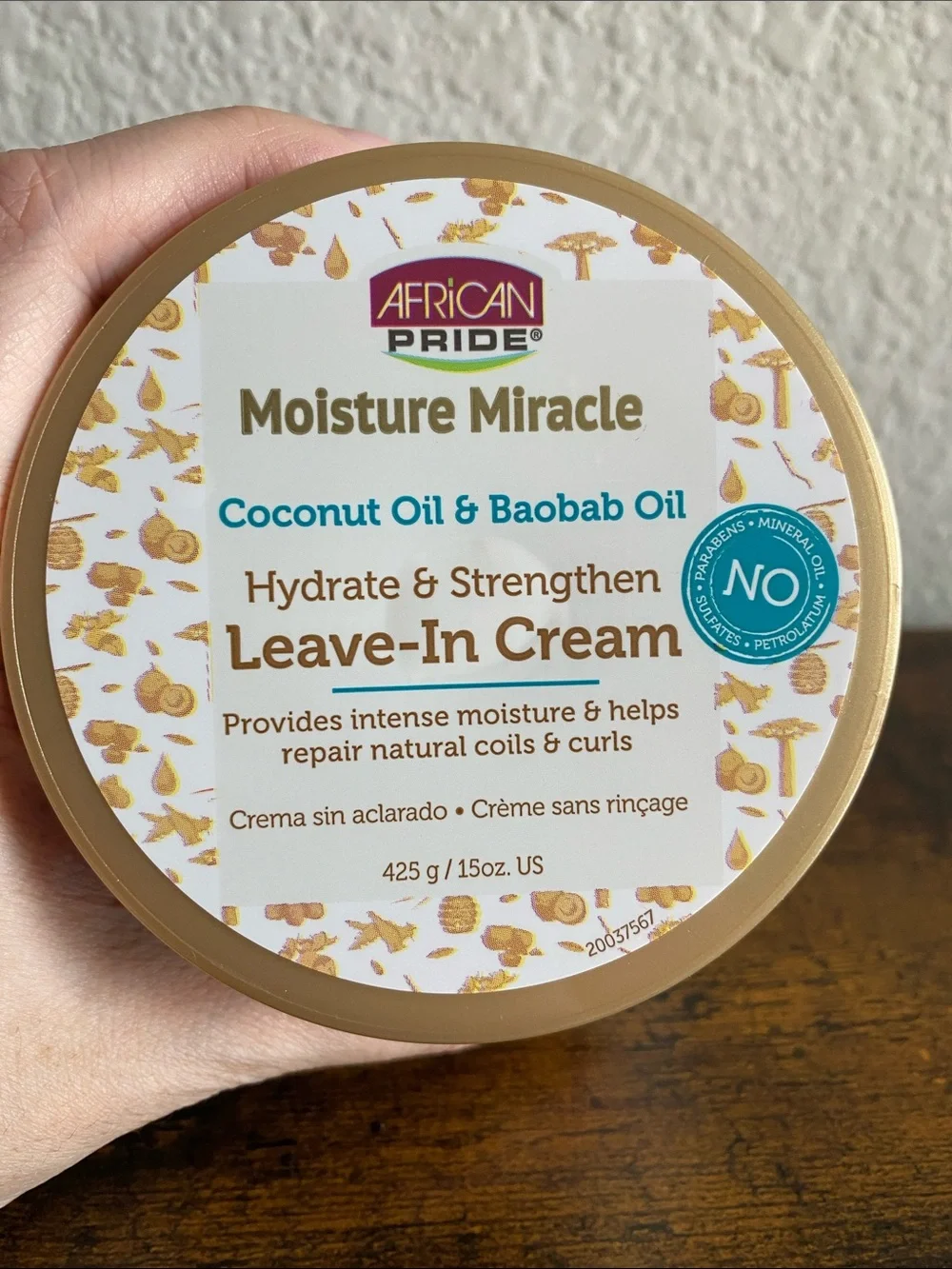 African Pride Moisture Miracle Leave-In Cream (Coconut & Baobab Oil)